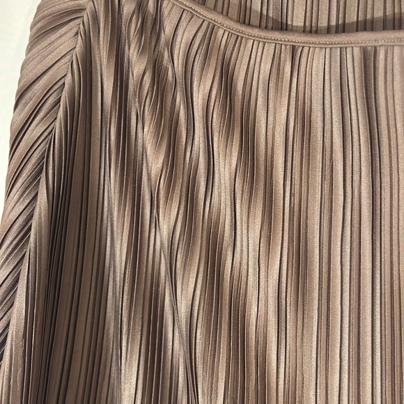 Baltic Born Winslow Chocolate Brown Pleated Dress - Picture 4 of 6